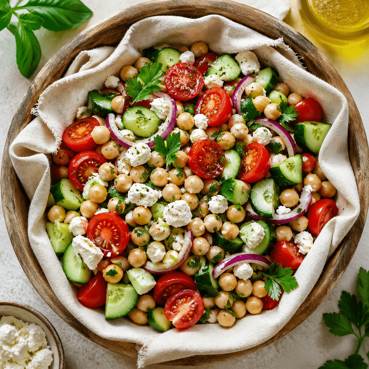 Mediterranean Chickpea Salad